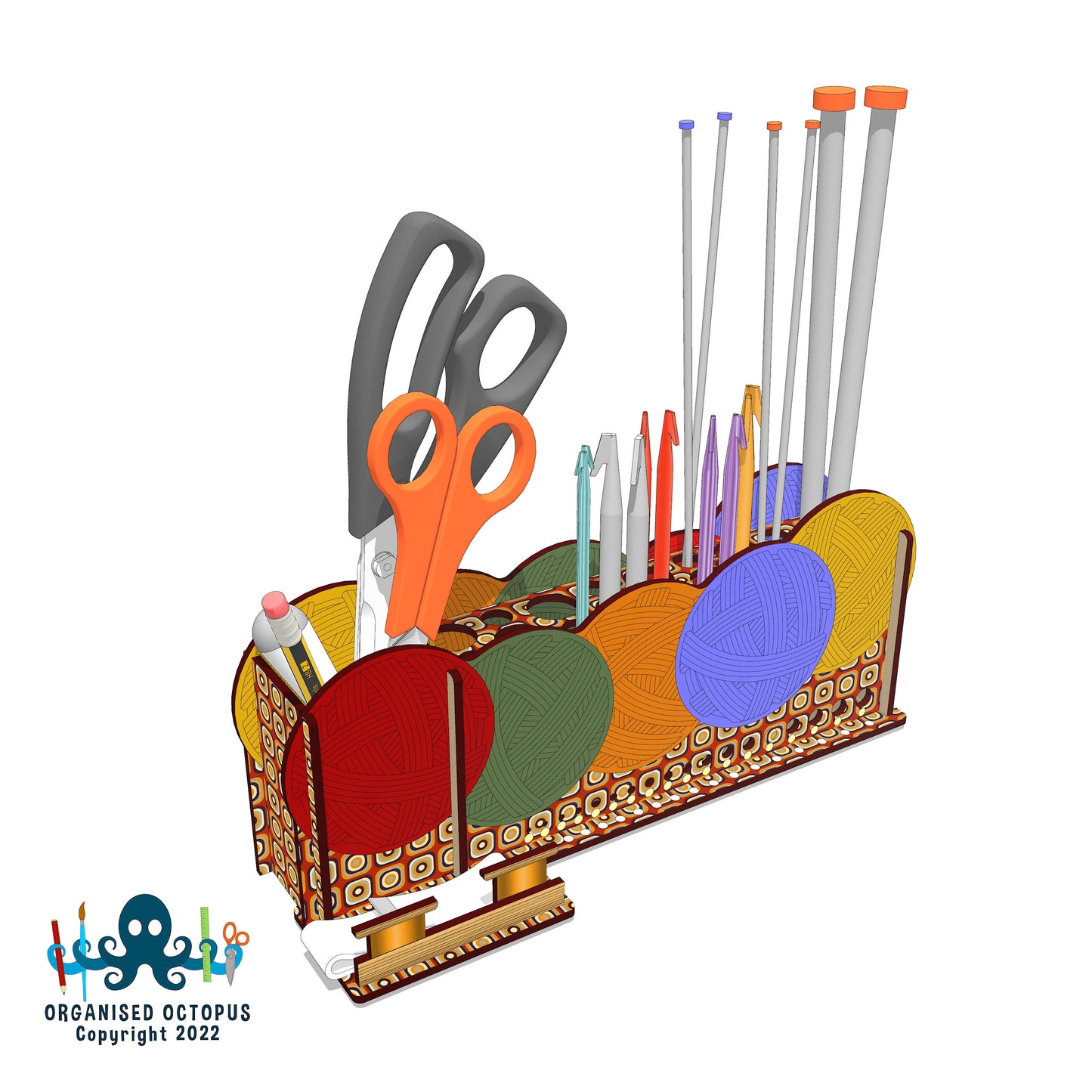 Needle Tidy with Needle and Hook Gauge