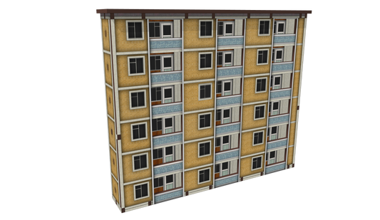 Block of Flats with Balconys