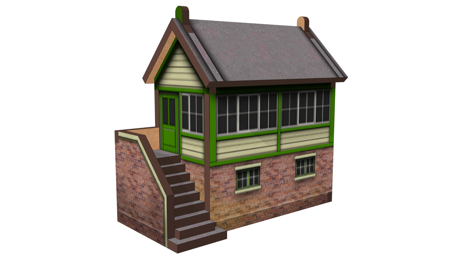 Brick and Timber Traditional Type Signal Box