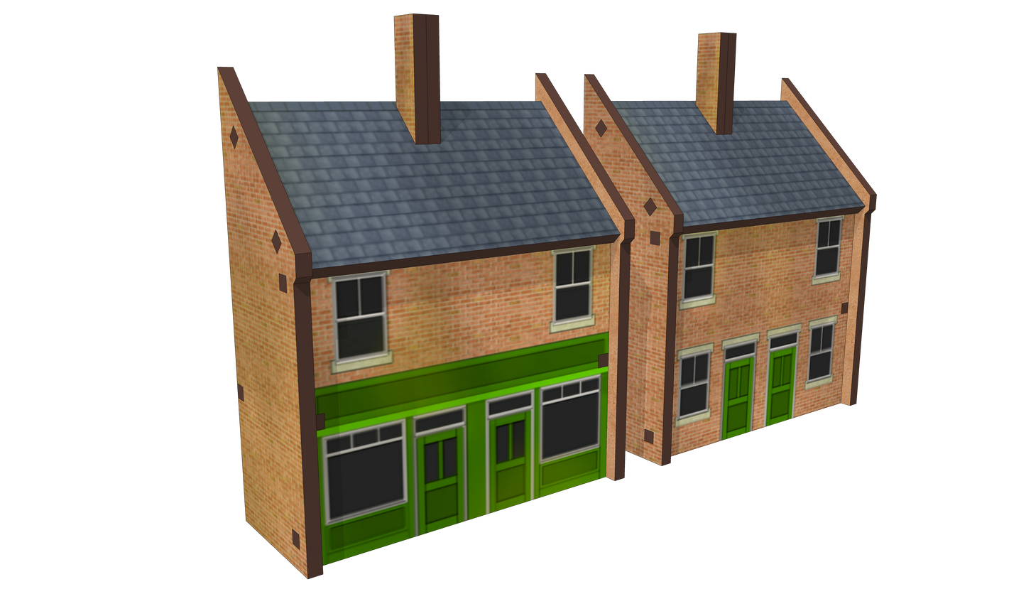 Semi-Detached Shop and House