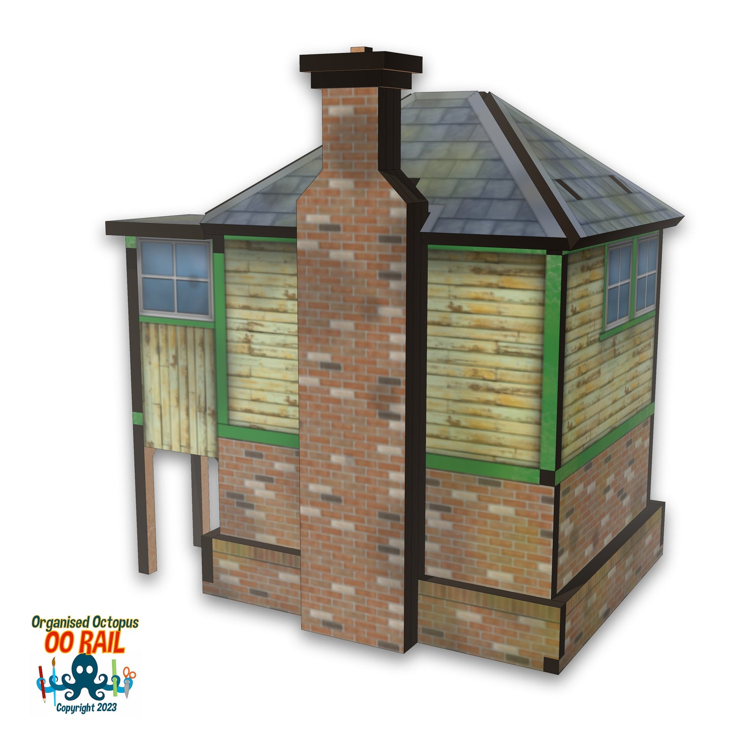 00 Scale Signal Box - Ropley Type Signal Box