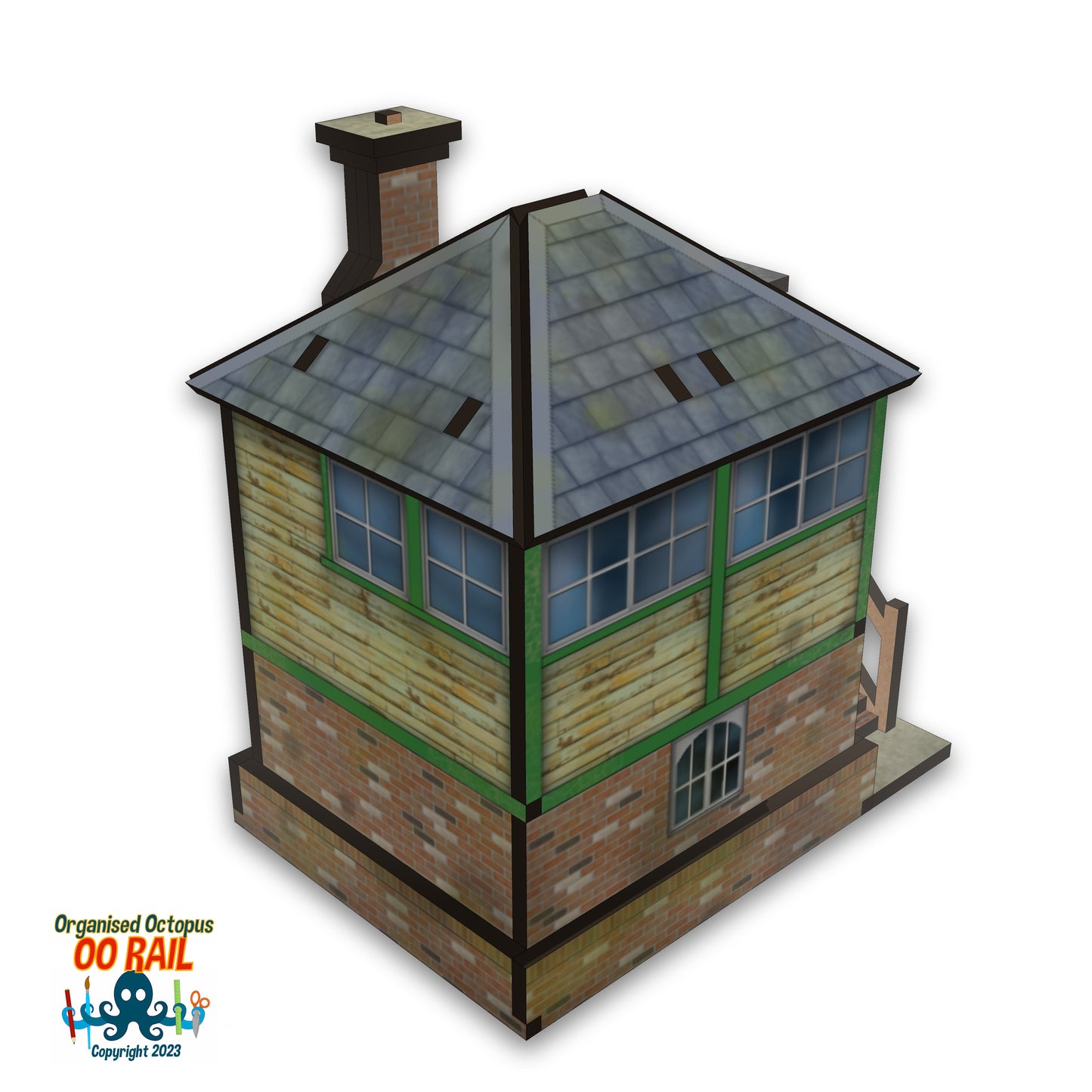 00 Scale Signal Box - Ropley Type Signal Box