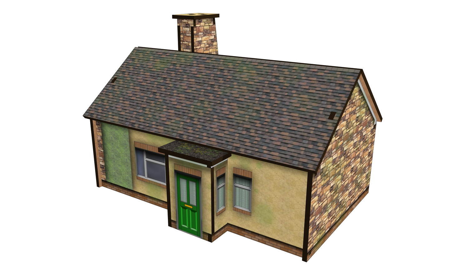 OO Scale 1970s Style Bungalow