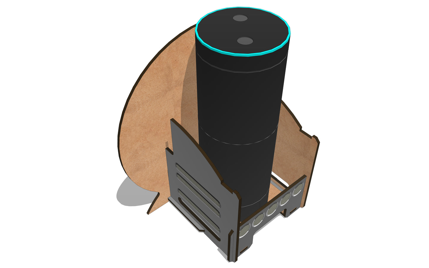 Tidy 1940s Radiogram (Bur-Walnut effect print)