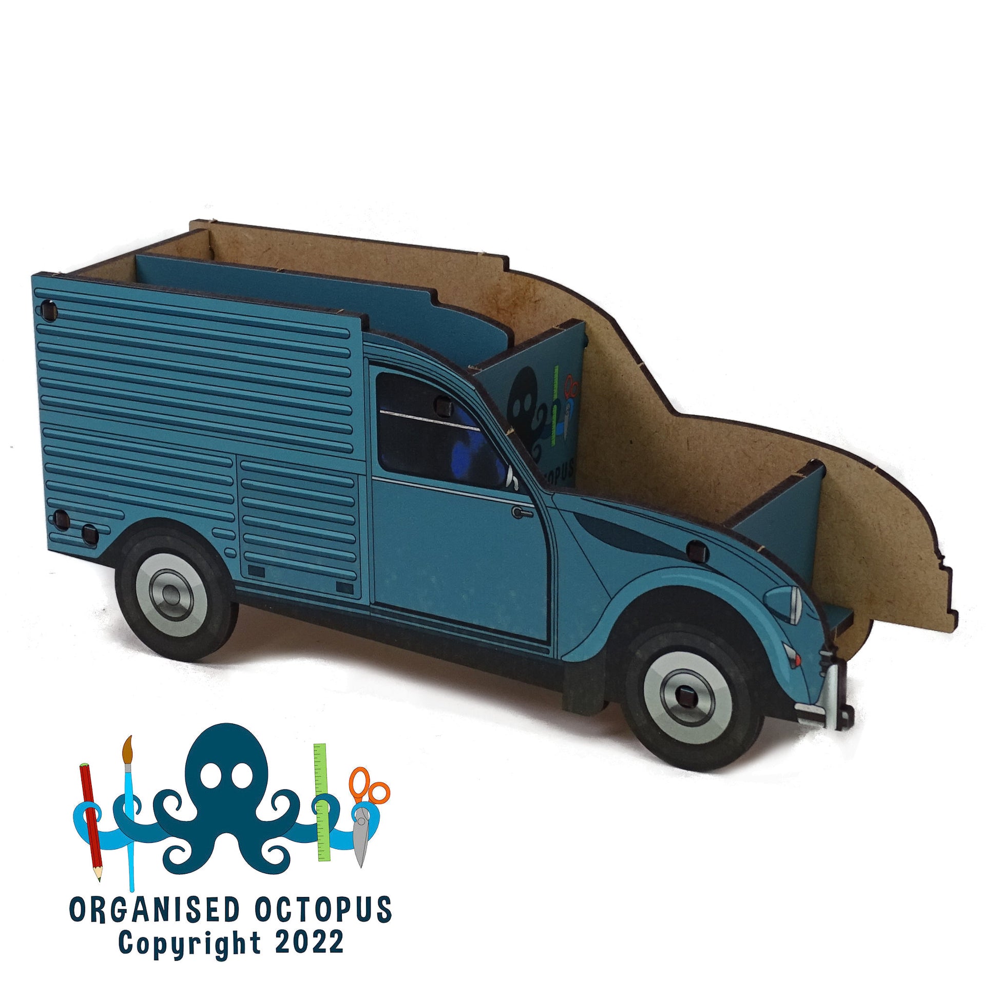 Citroen 2CV Van in Grey Blue