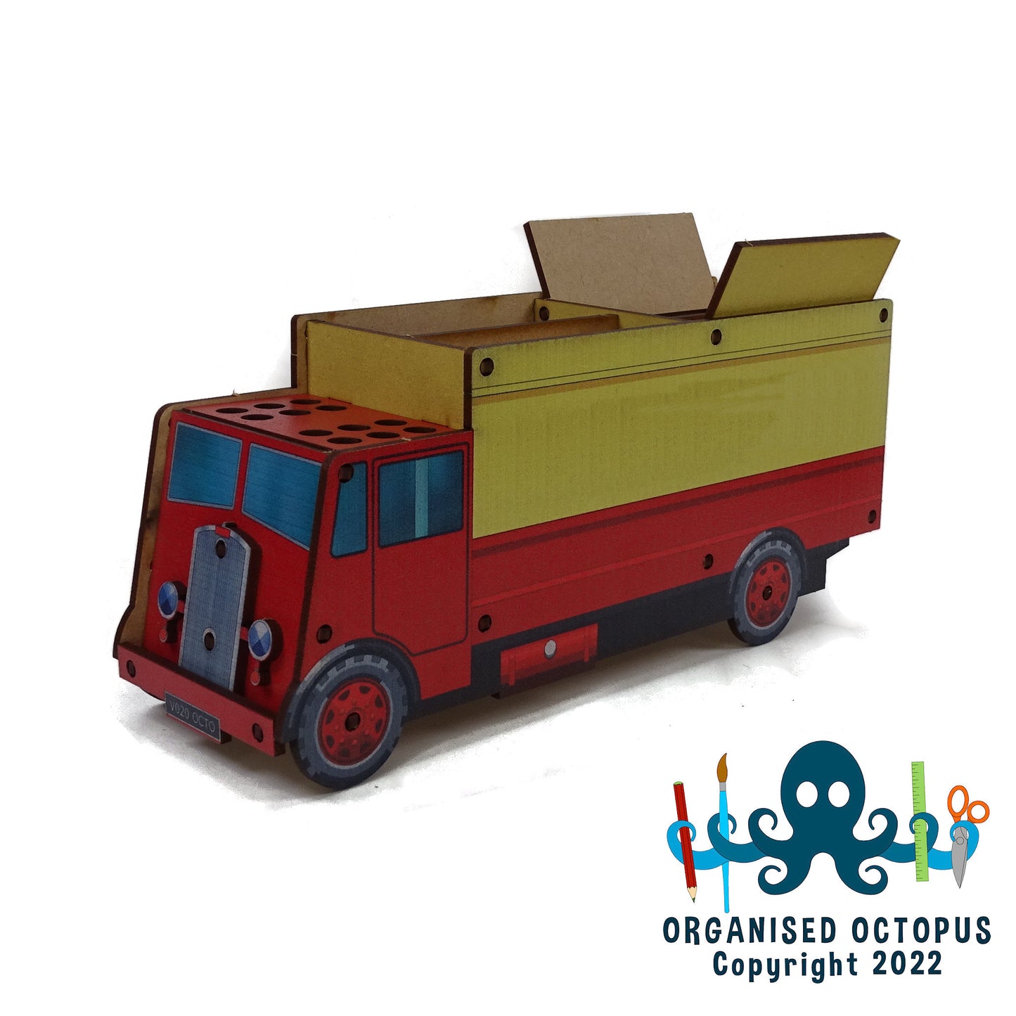 Classic Truck - Red and Cream