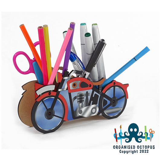 Classic Motorcycle - Red