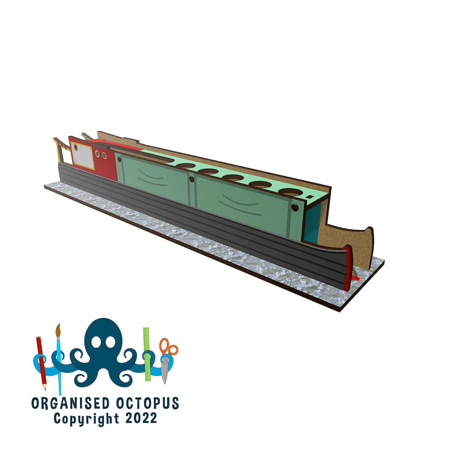 Canal Boat desk tidy