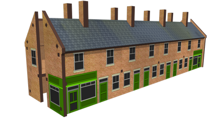 8 Terrace Houses with corner shop or pub
