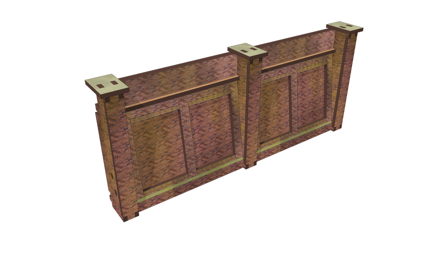 Brick Retaining Wall