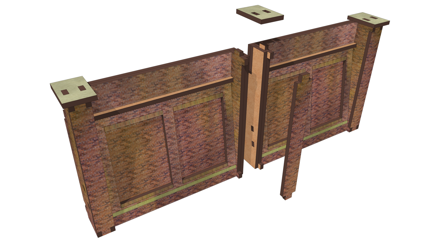 Brick Retaining Wall
