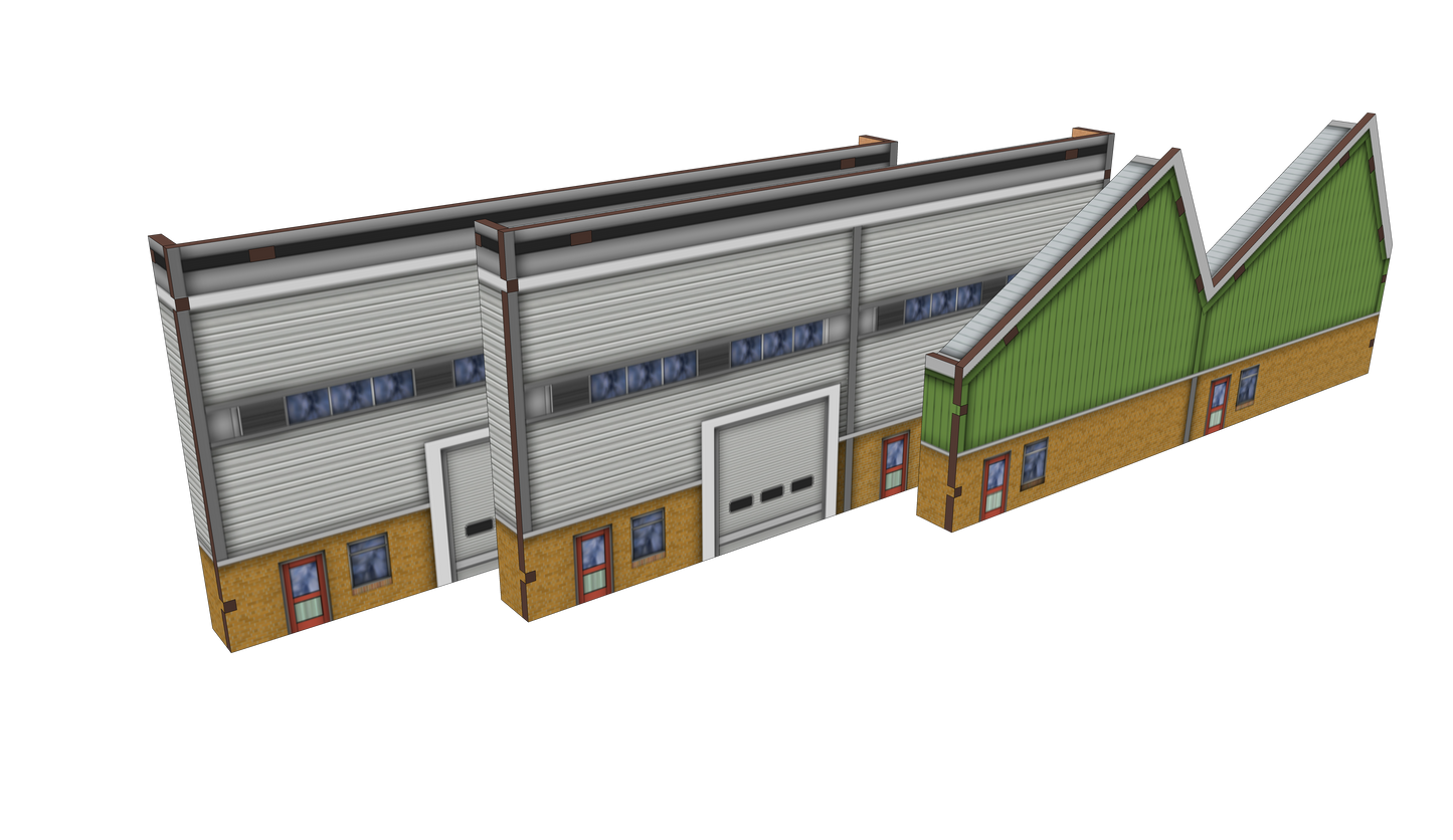Low Relief Modern Warehouses