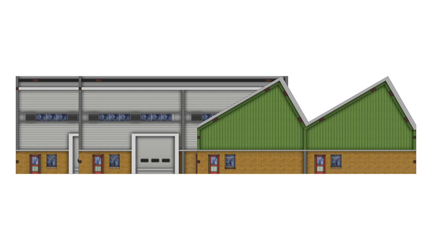 Low Relief Modern Warehouses