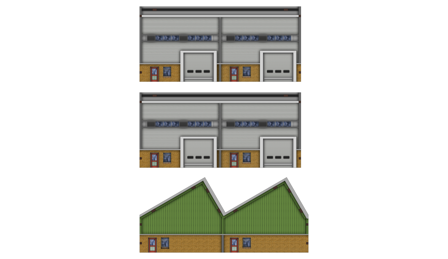 Low Relief Modern Warehouses
