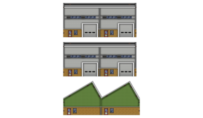 Low Relief Modern Warehouses