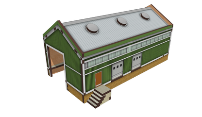 Modern Single Track Shed (Long)