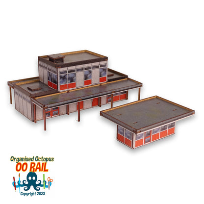 OO Scale 1970s and 80s CLASP Type Prefabricated Station (1)