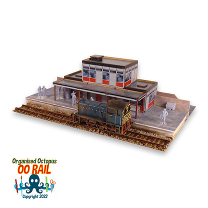 OO Scale 1970s and 80s CLASP Type Prefabricated Station (1)