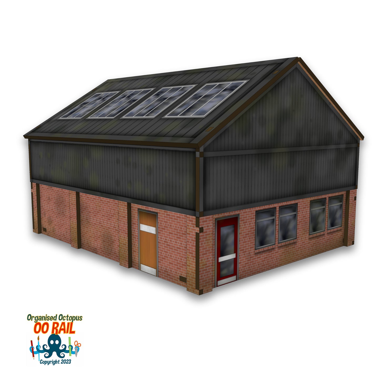 OO Scale Modern Small Industrial Unit