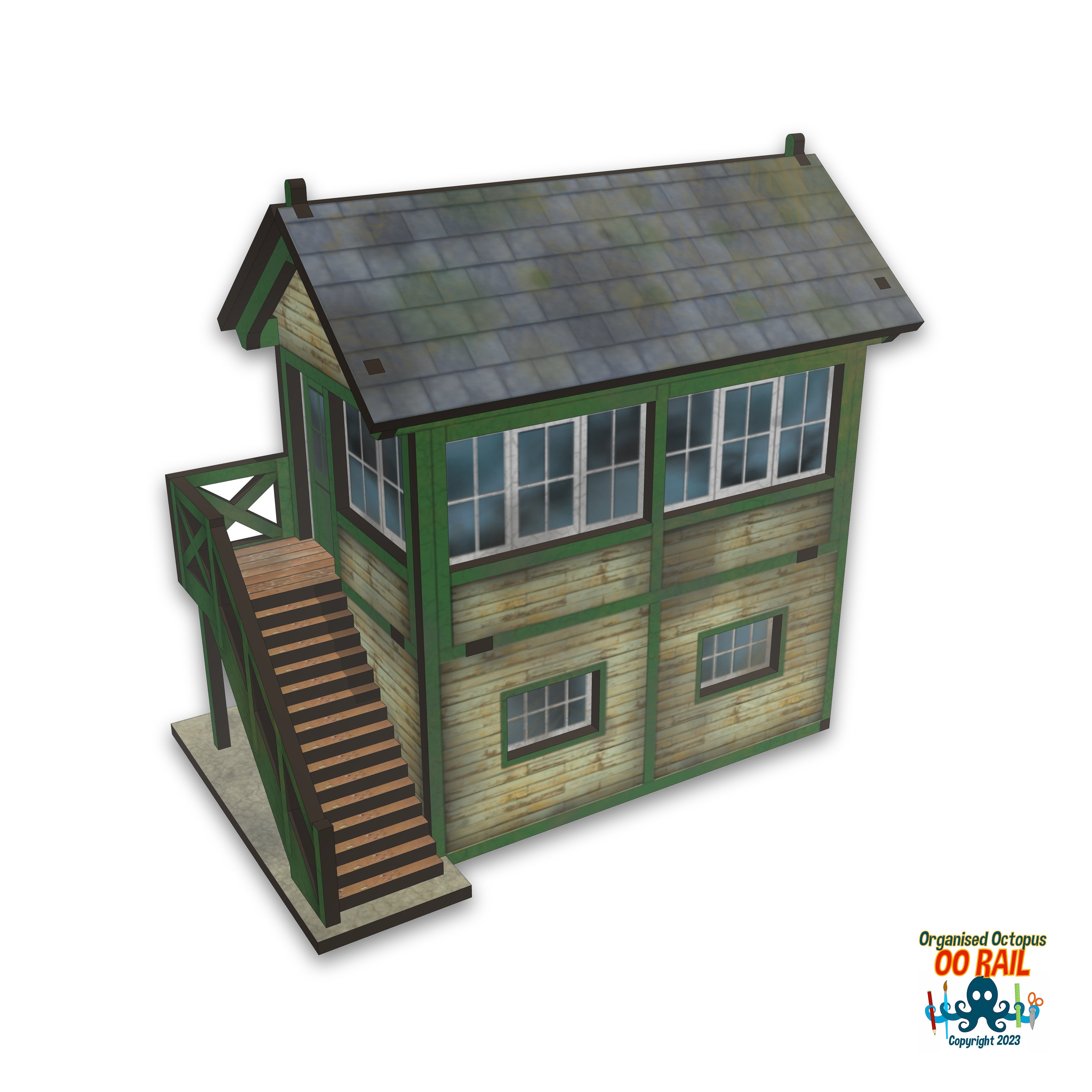 00 Scale Signal Box - Traditional Box – Organisedoctopus
