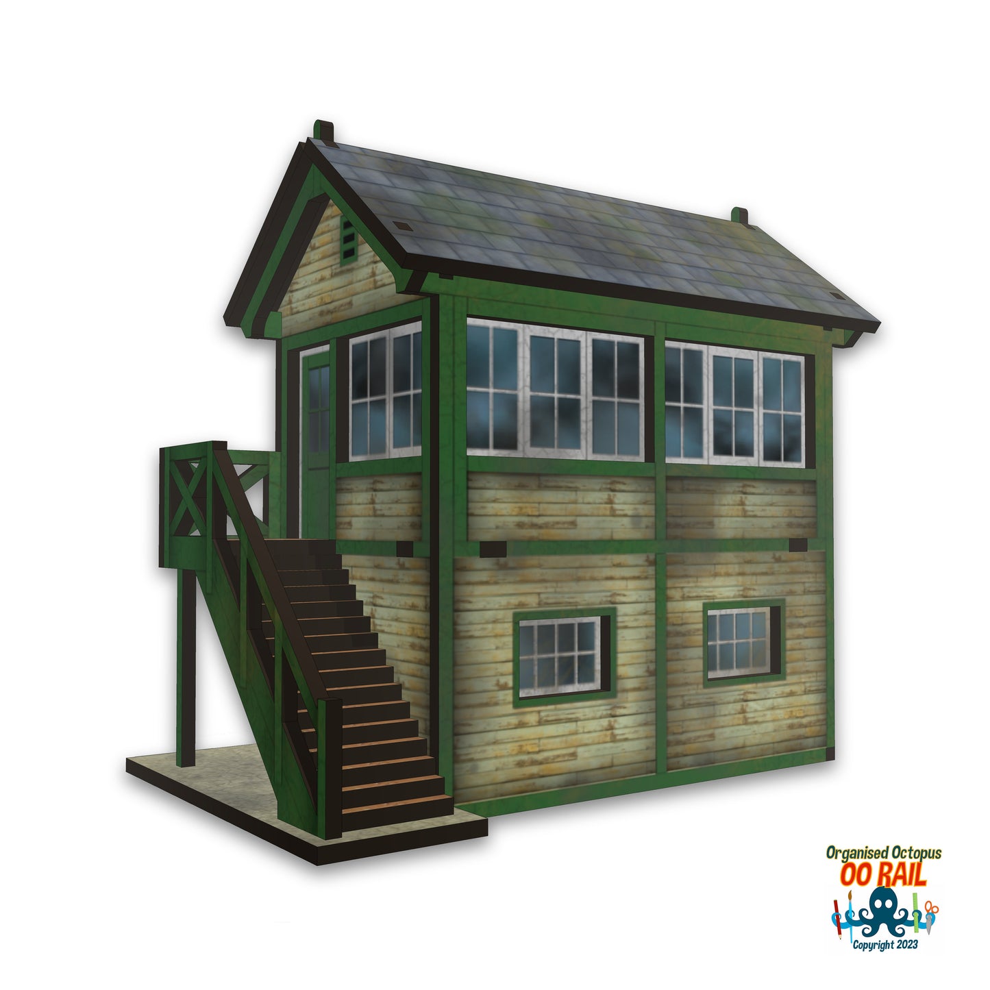 00 Scale Signal Box - Traditional Box