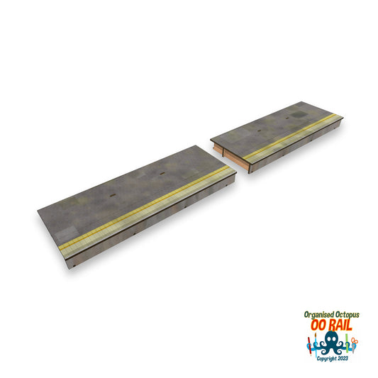 OO Scale Straight Platform Kit 40cm or 20cm long.