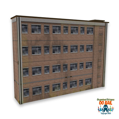 OO Scale 1950s Block of Flats -Backs