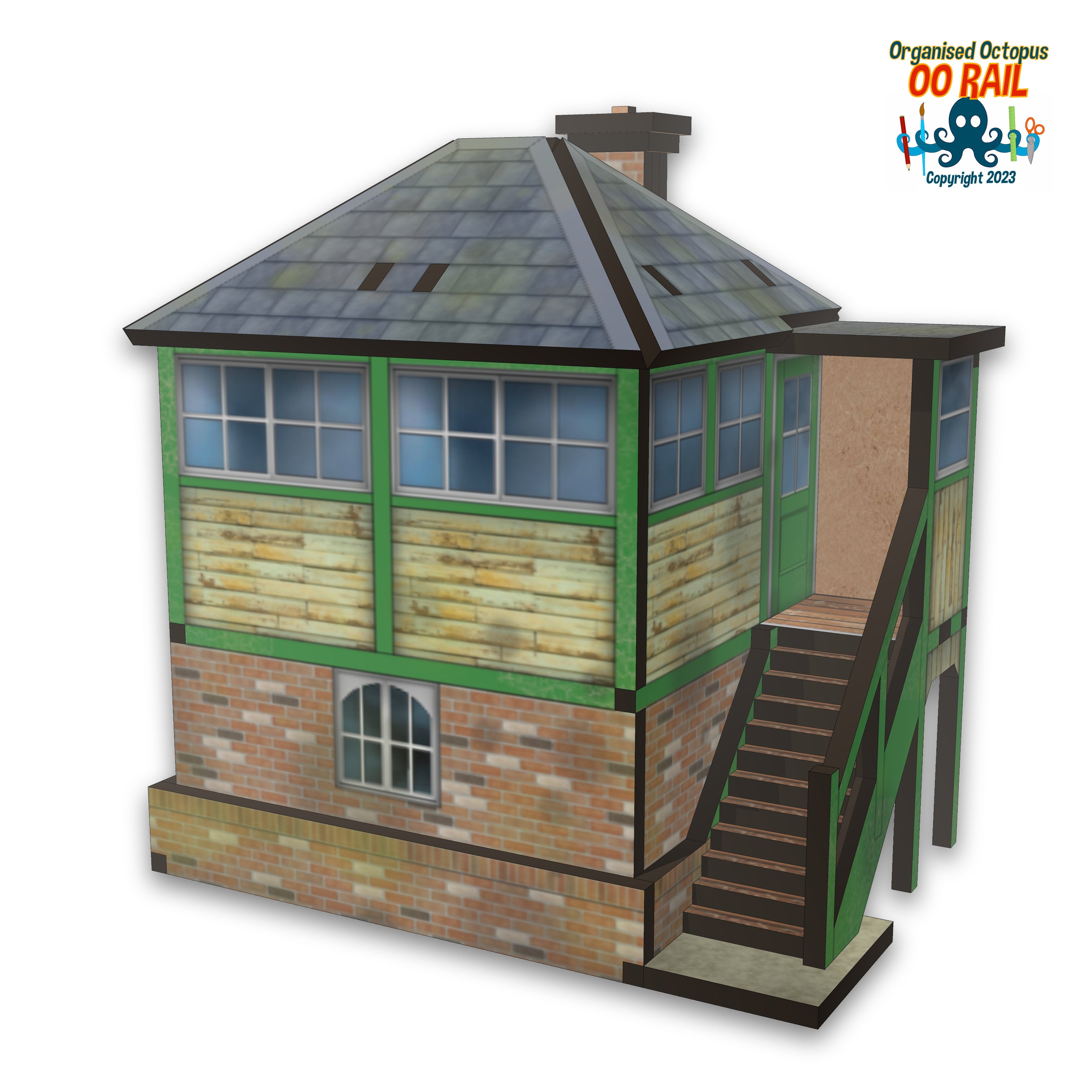 Smallest Signal Box 00 Scale Signal Box - Ropley Type Signal Box – Organisedoctopus