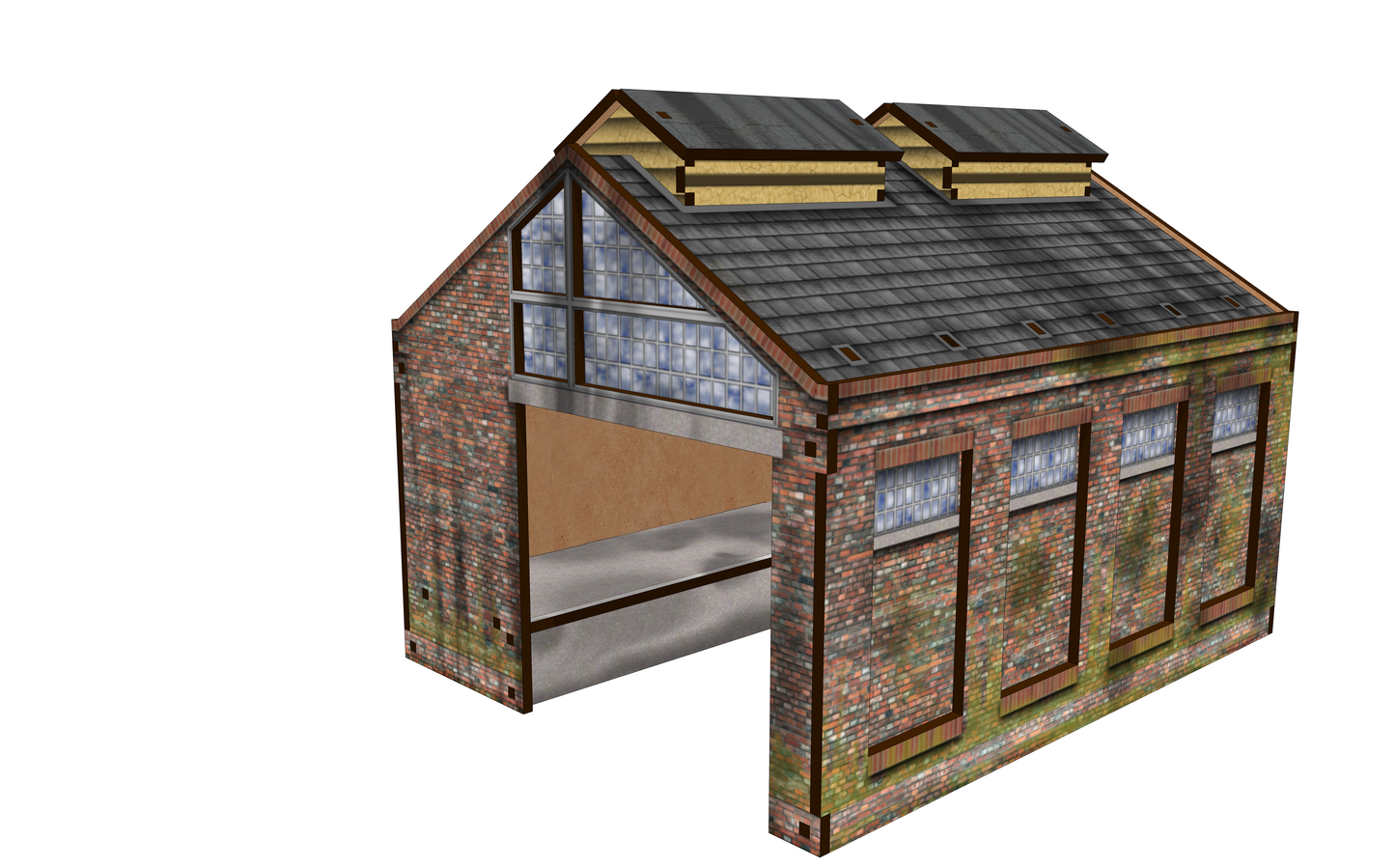 OO Scale 1930s Brick Built Engine Shed